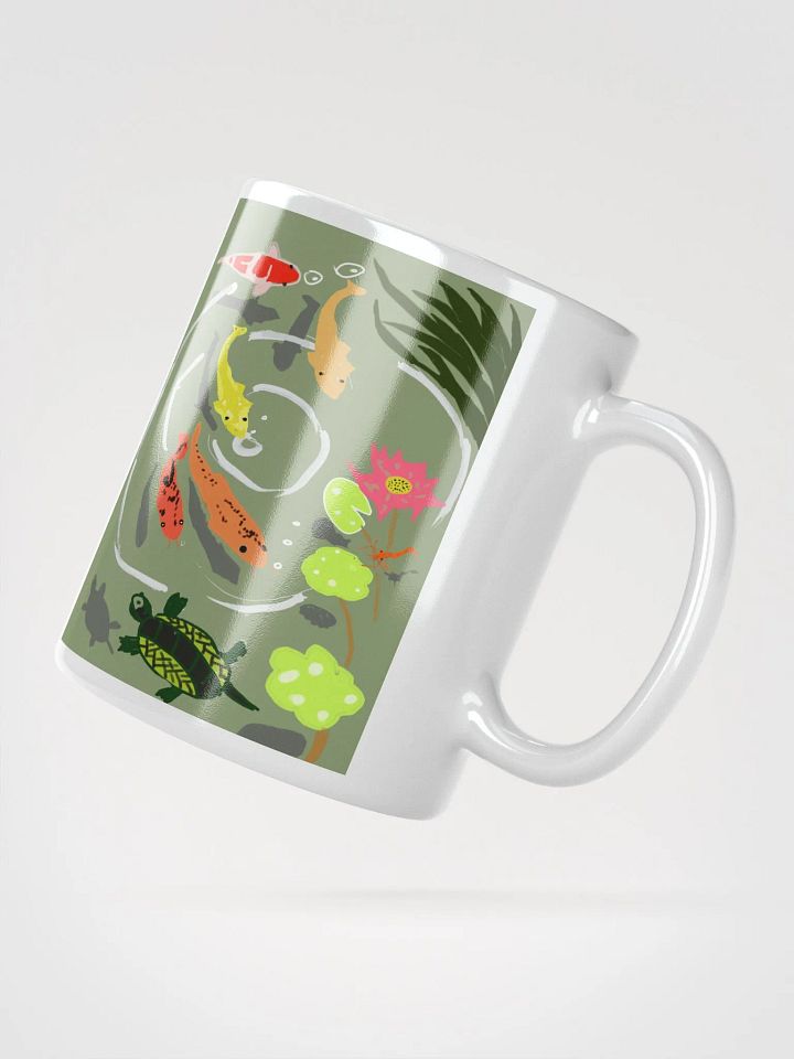 White Glossy Mug: fish product image (6)
