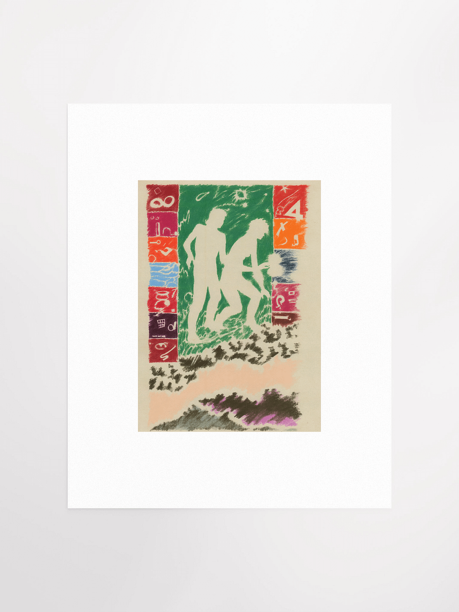 Couple in Green 02.05.90 Print product image (2)