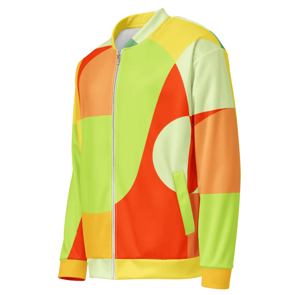 Vibrant Geometry Custom Bomber Jacket product image (4)