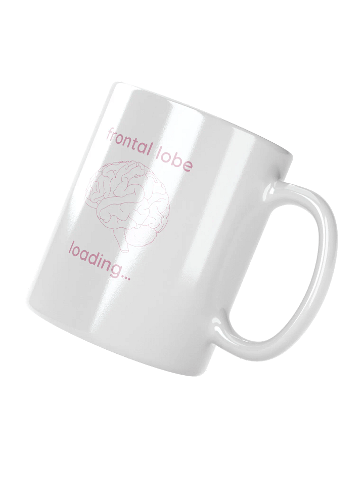 frontal lobe loading... mug (pink) product image (2)