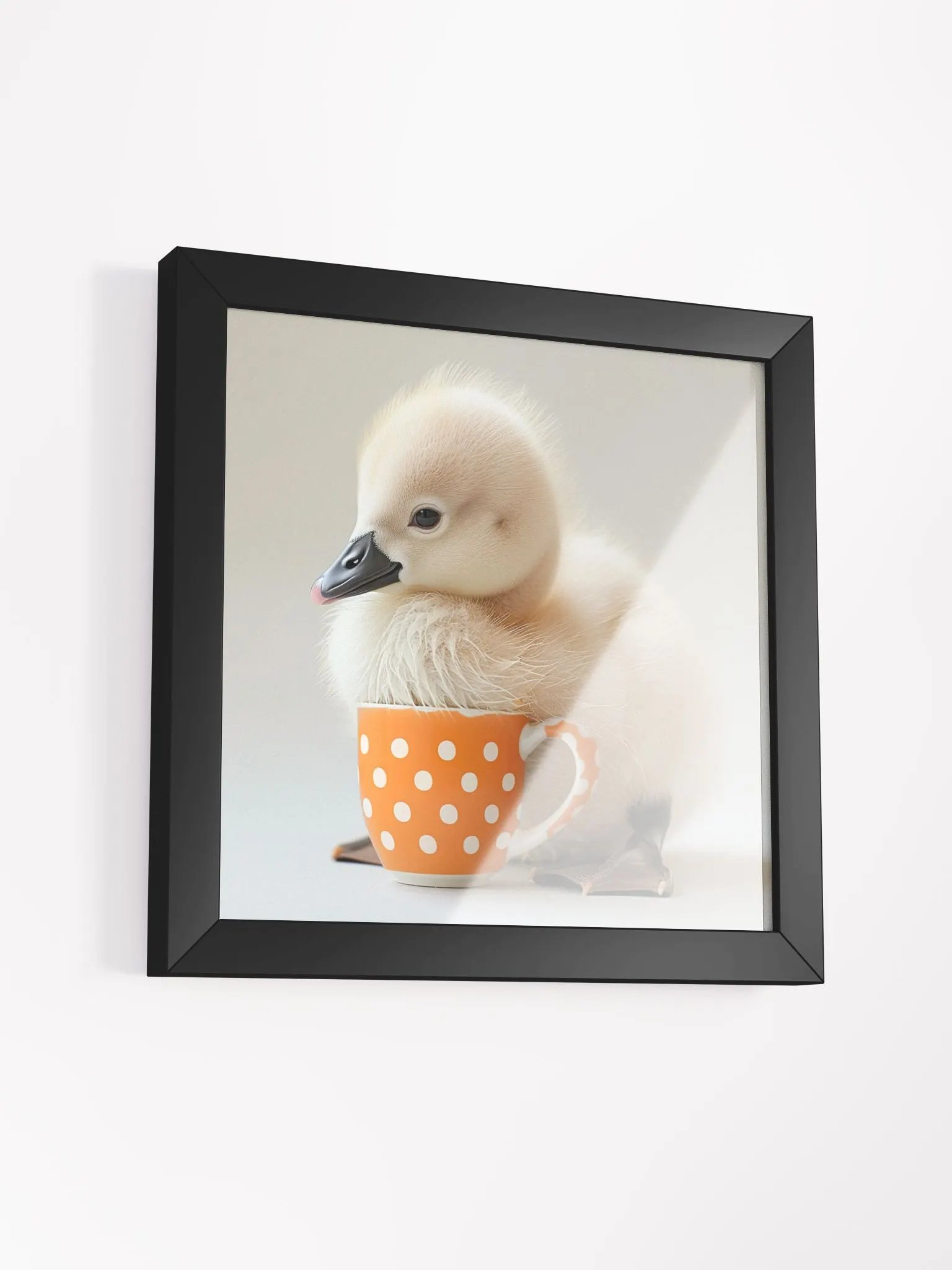 Coffee Lover Cute Baby Swan Art product image (2)