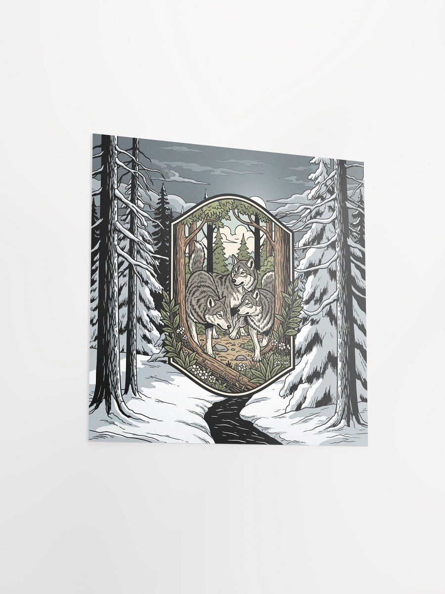 peaceful wolf poster product image (8)