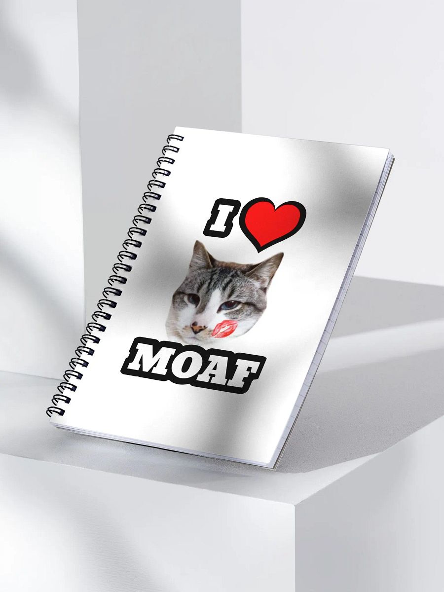 I ❤️ Moaf Spiral Notebook product image (4)