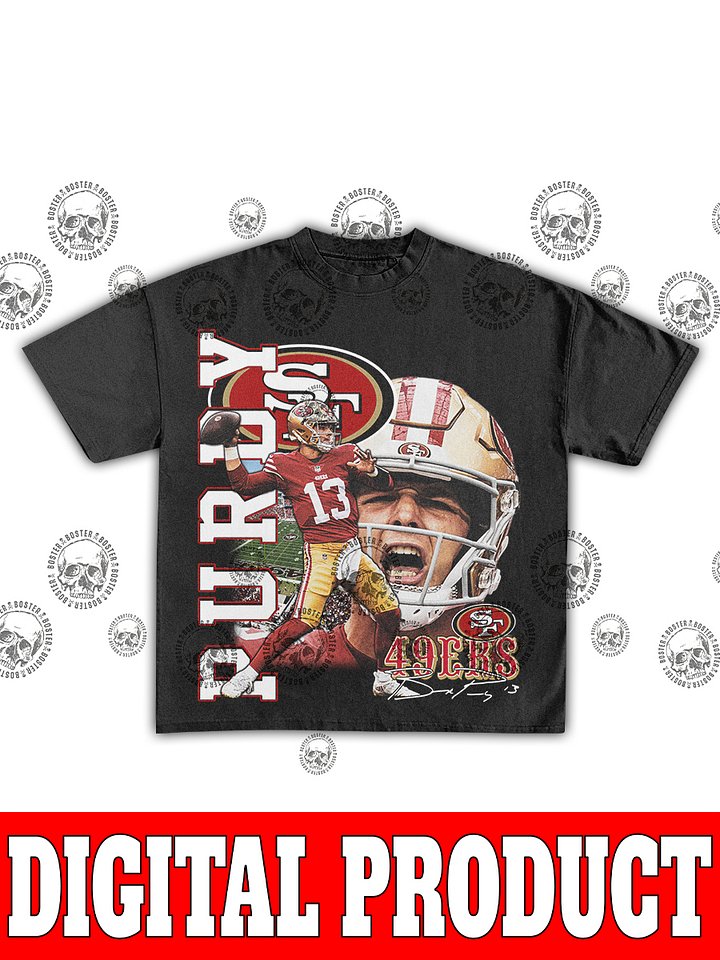 Brock Purdy 49ers Vintage 90s Bootleg Graphic Design product image (1)