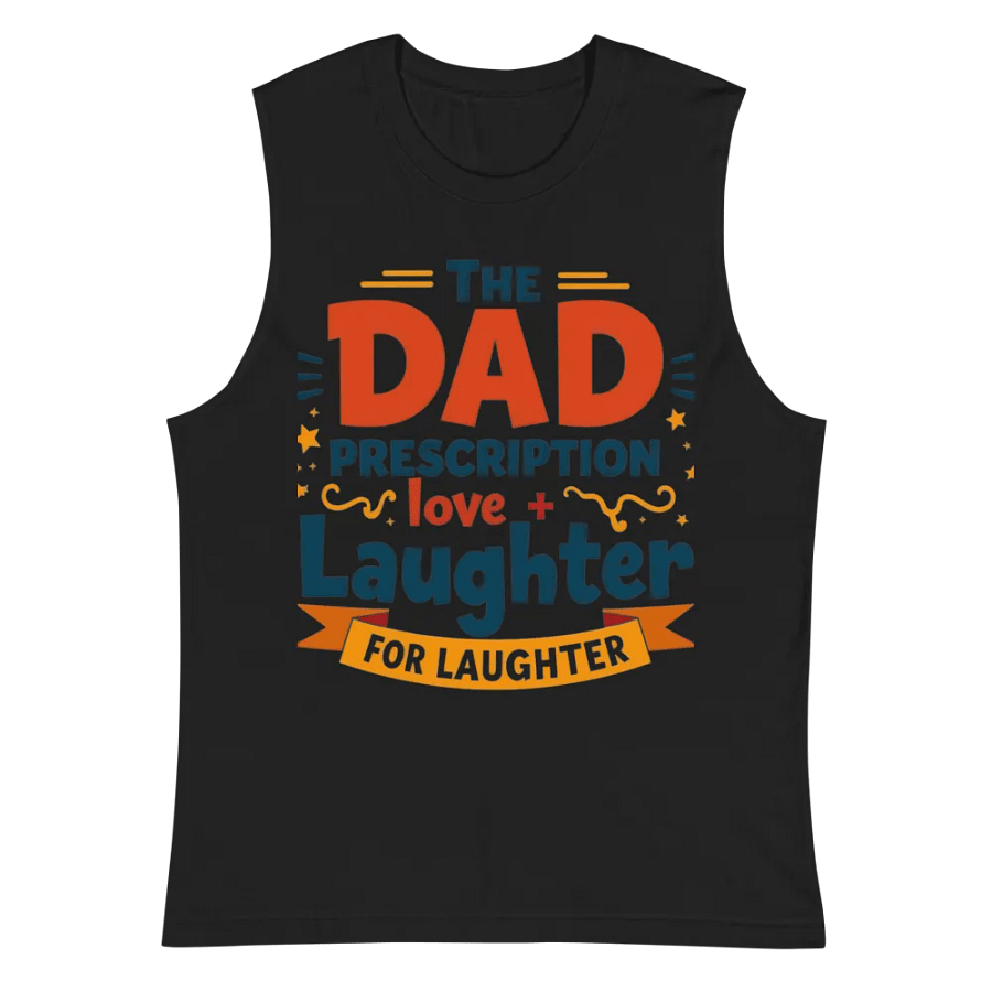 DAD Prescription Love + Laughter Muscle Tank product image (3)