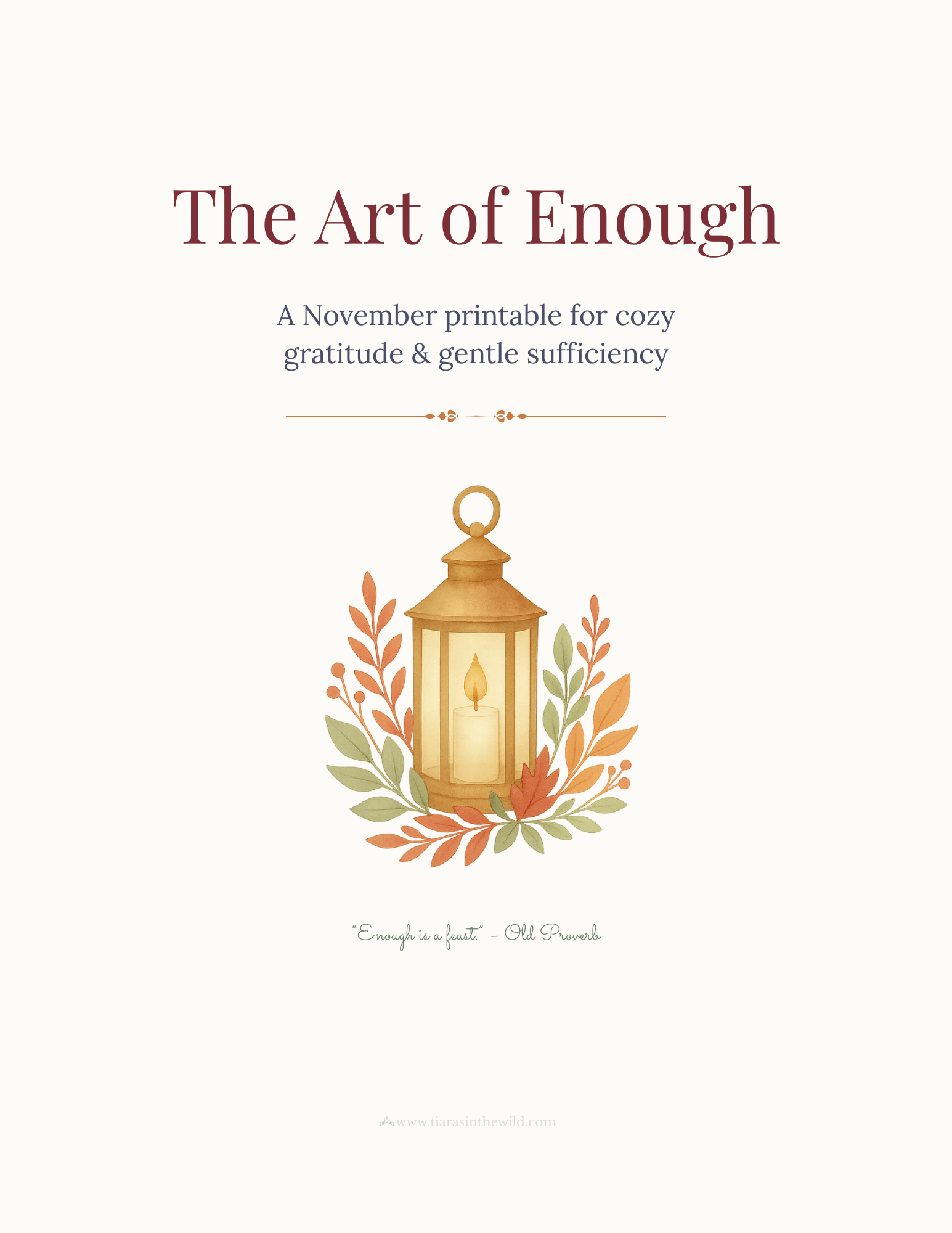 The Art of Enough November bundle product image (2)