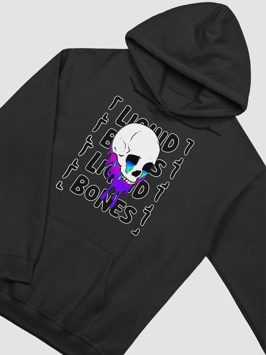 Melting Skull Liquid Bones Graphic Hoodie product image (3)