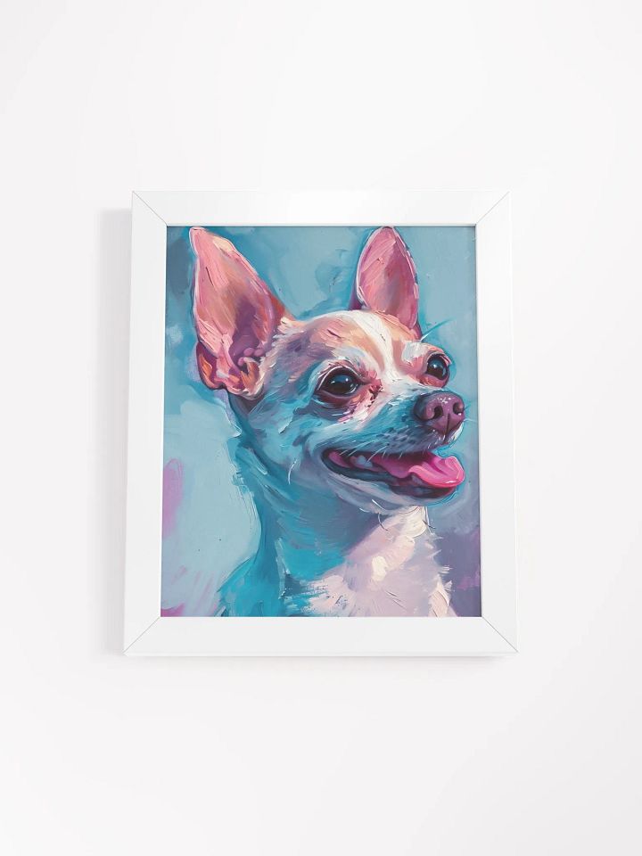 Cheerful Chihuahua Framed Art Poster product image (1)