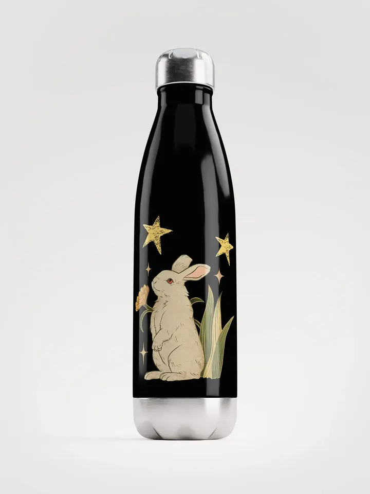 Stargazing Rabbit | Stainless Steel Water Bottle product image (1)
