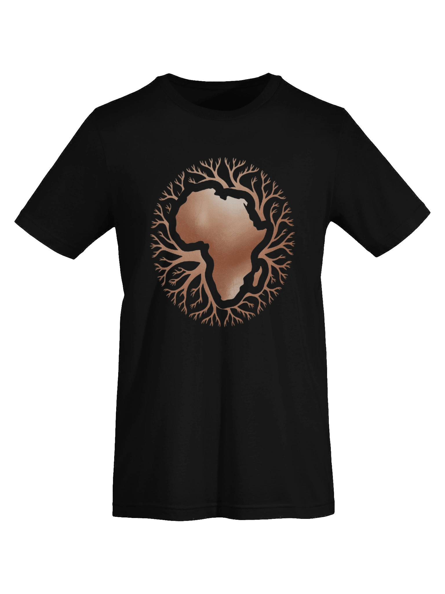 Africa of Map Tree Root Art Print Supersoft T-shirt product image (7)