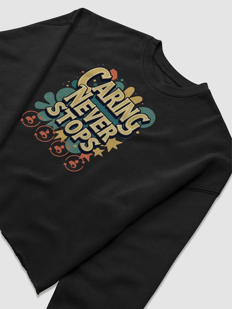 Caring Never Stops Crop Sweatshirt product image (13)