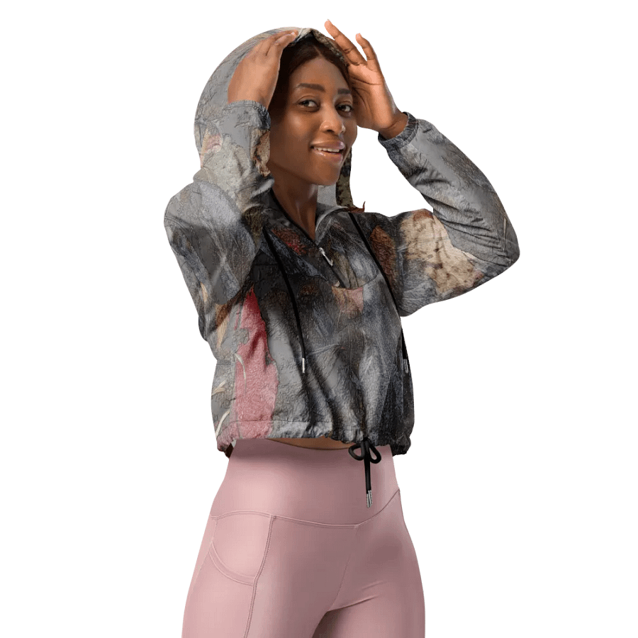 Women's Cropped Windbreaker - MossyOak - It Happennnns Camo product image (11)