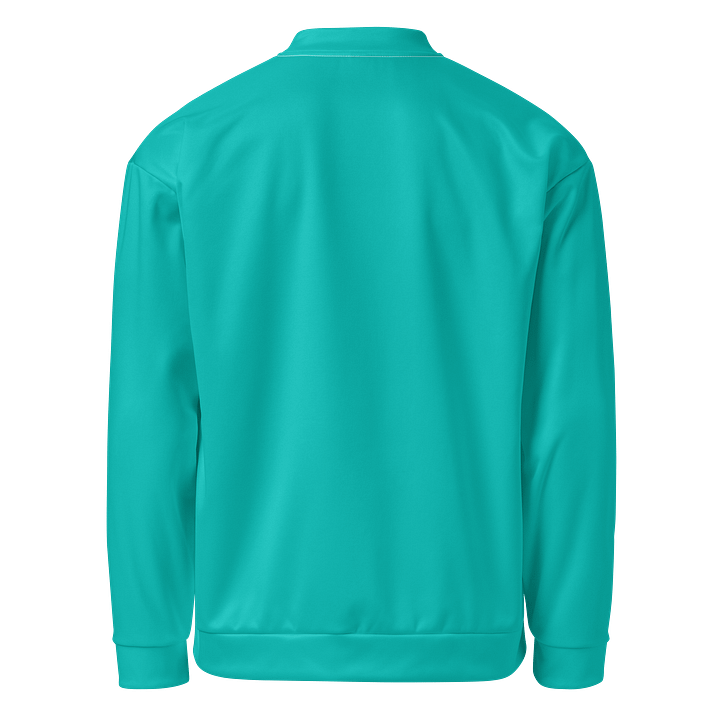 Paradise Breeze Iris Blue All-Over Print Bomber Jacket product image (2)
