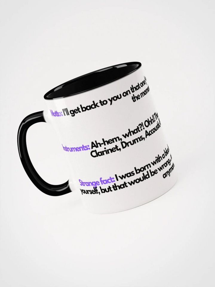 2006 Website Fav Quotes Mug Black / Blue product image (1)