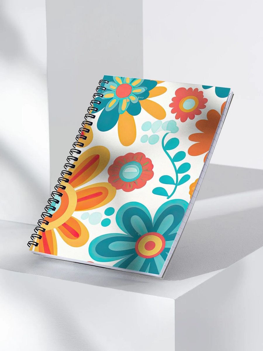 Retro Floral Notebook product image (3)