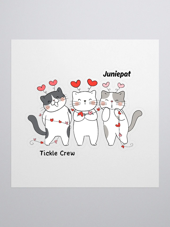 Juniepat Love & Laughter Sticker product image (1)
