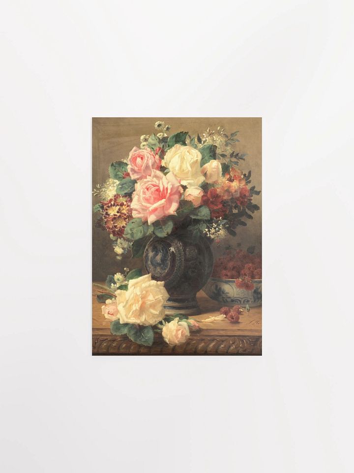 Still Life with Roses and Raspberries – Poster Print product image (5)