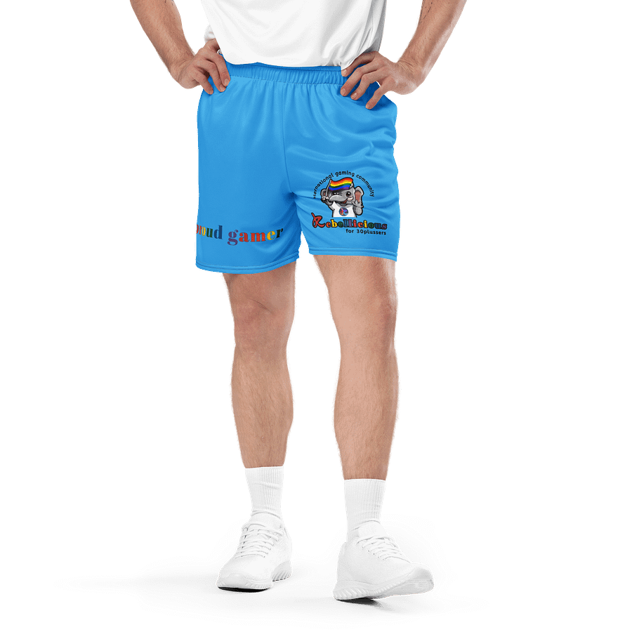 Unisex Shorts Proud Gamer Blue product image (3)