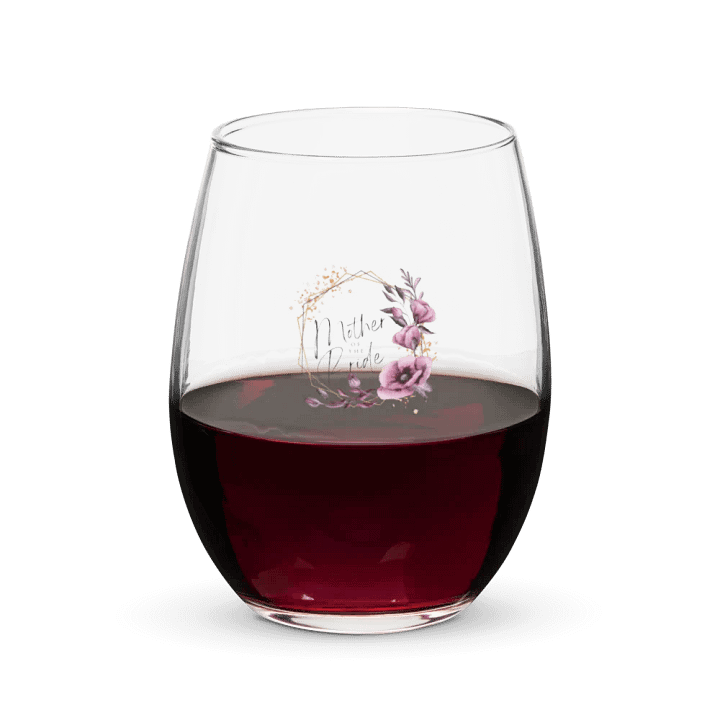 Mother Of The Bride Stemless Wine Glass product image (2)