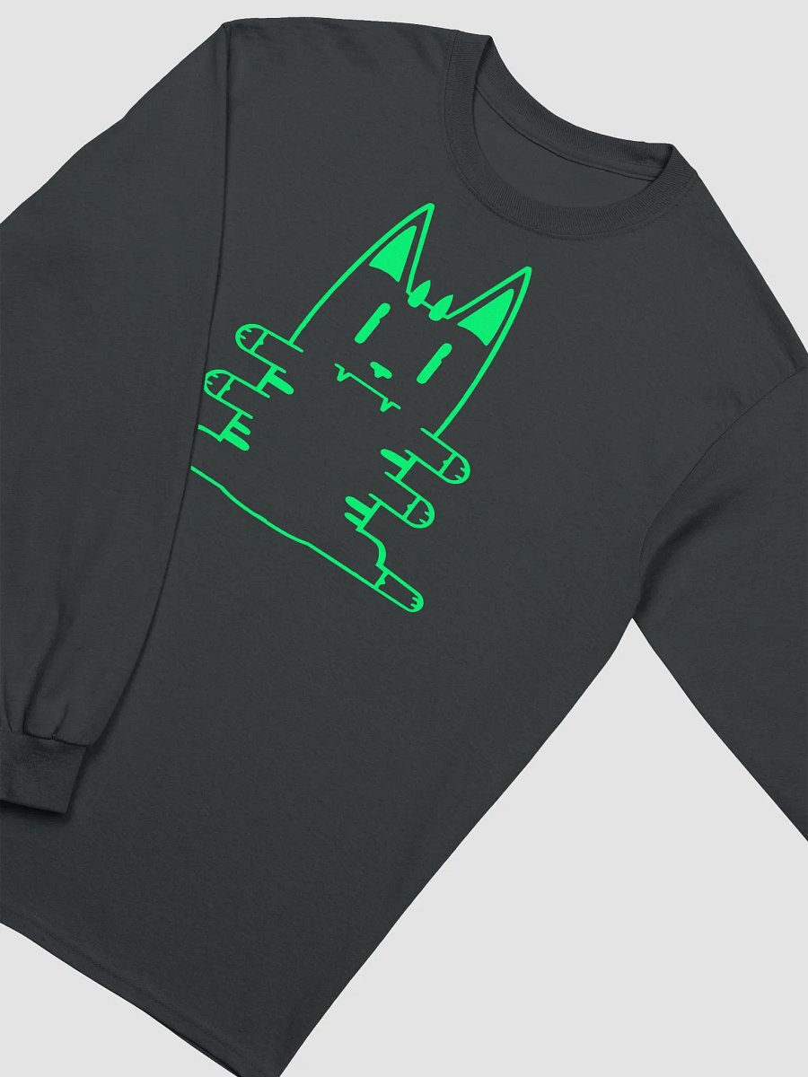 Alien Cat Long Sleeve Tee product image (3)