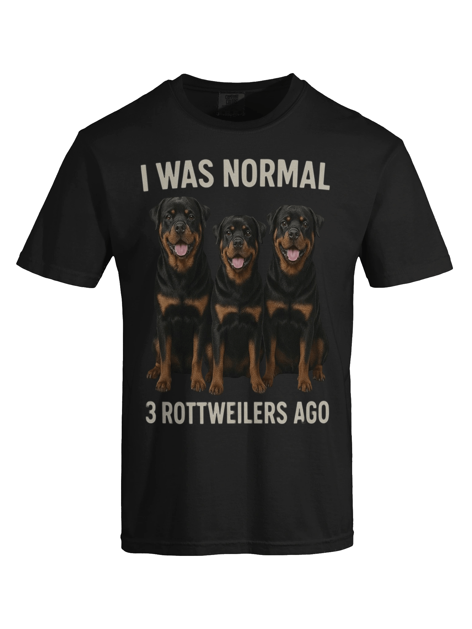 I Was Normal 3 Rottweilers Ago T-Shirt product image (7)