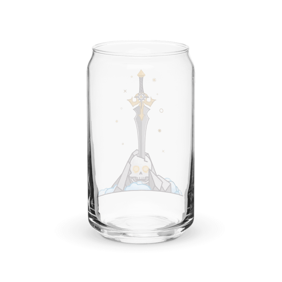 Sword in the Skull - Argent Variation - Can Glass product image (8)