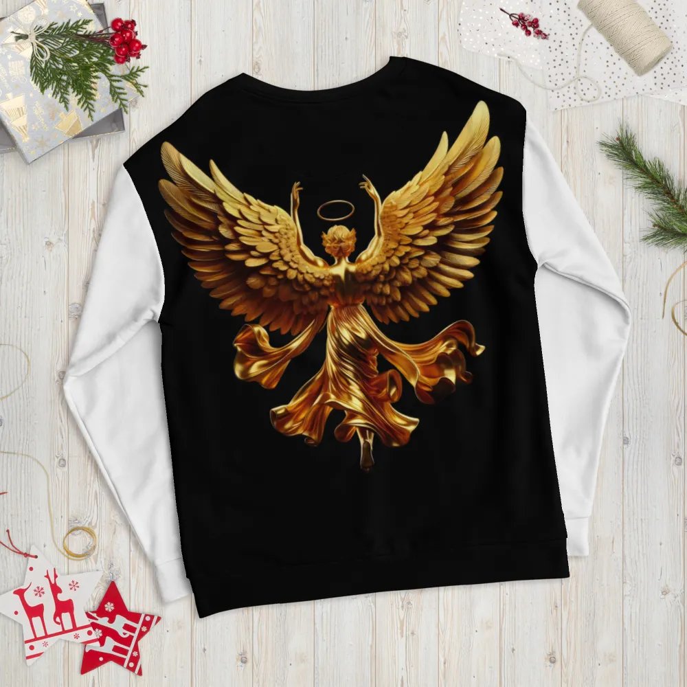 A Golden Angel and Cross - Unisex Sweatshirt #8 product image (9)
