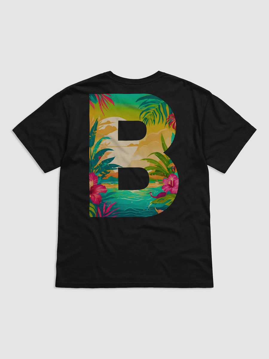 Tropical Sunset Paradise T-Shirt (Letter-B) product image (3)