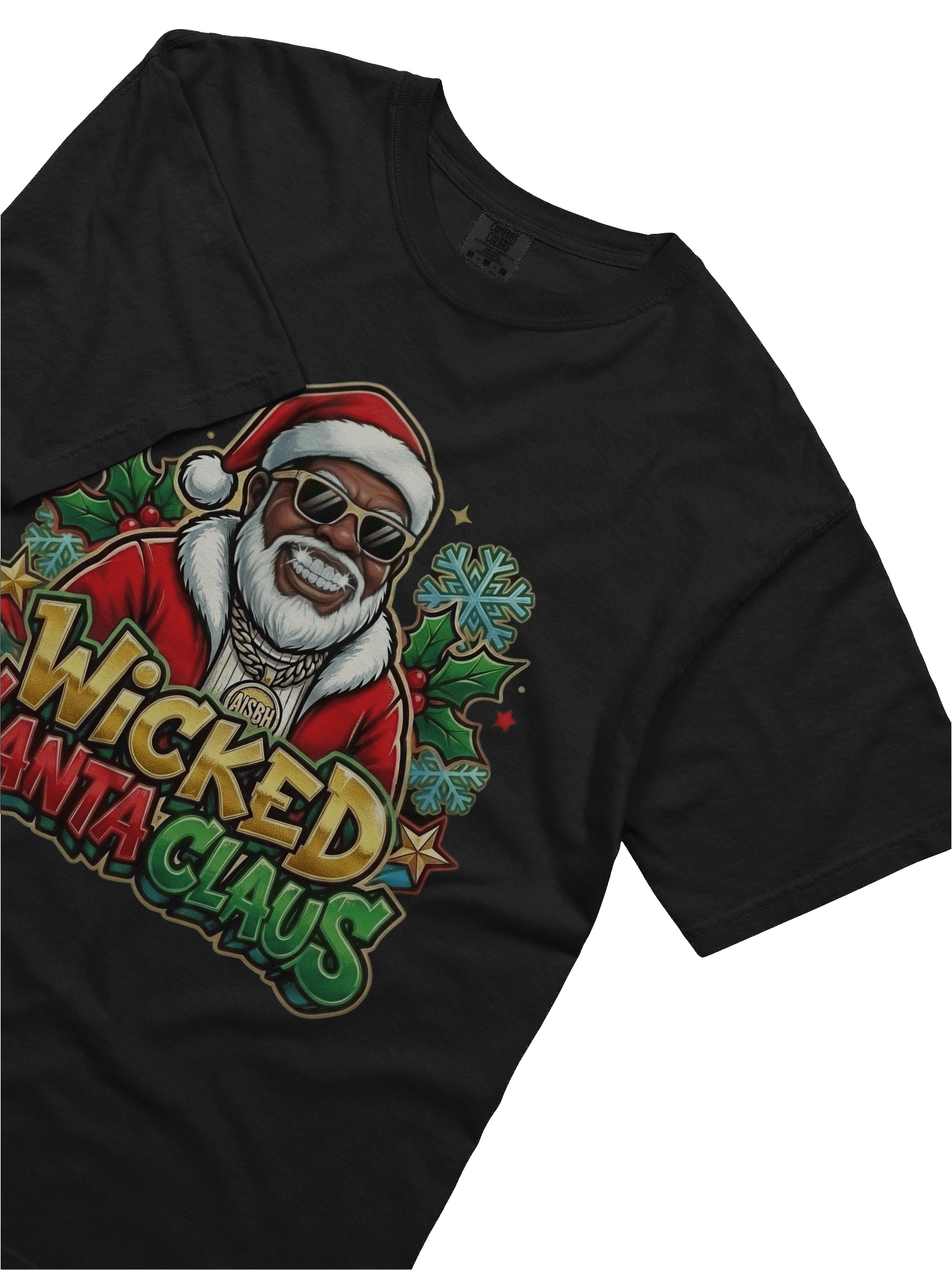 Wicked Santa Claus Holiday Vibes T-Shirt product image (5)