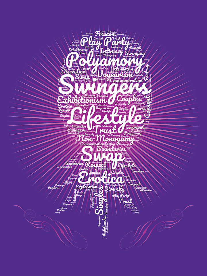 Pineapple Shape Swingers Word Cloud product image (2)