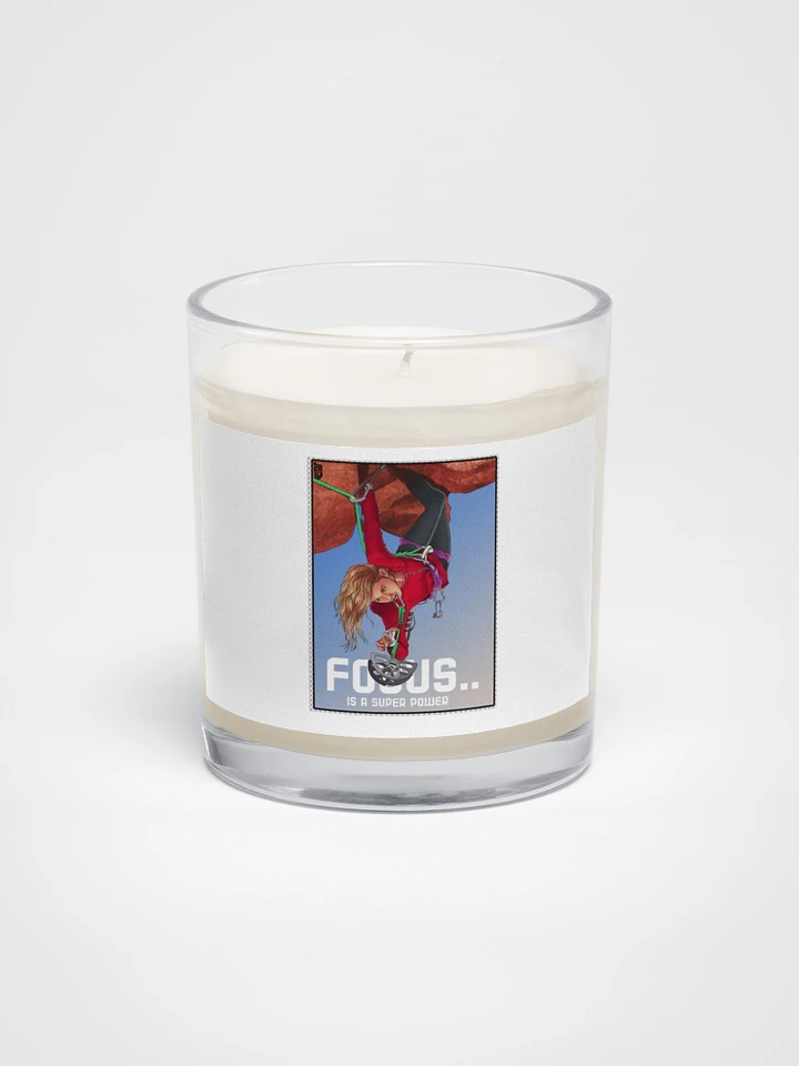 Soy Candle Focus is a Superpower- Rock Climber Edition product image (1)