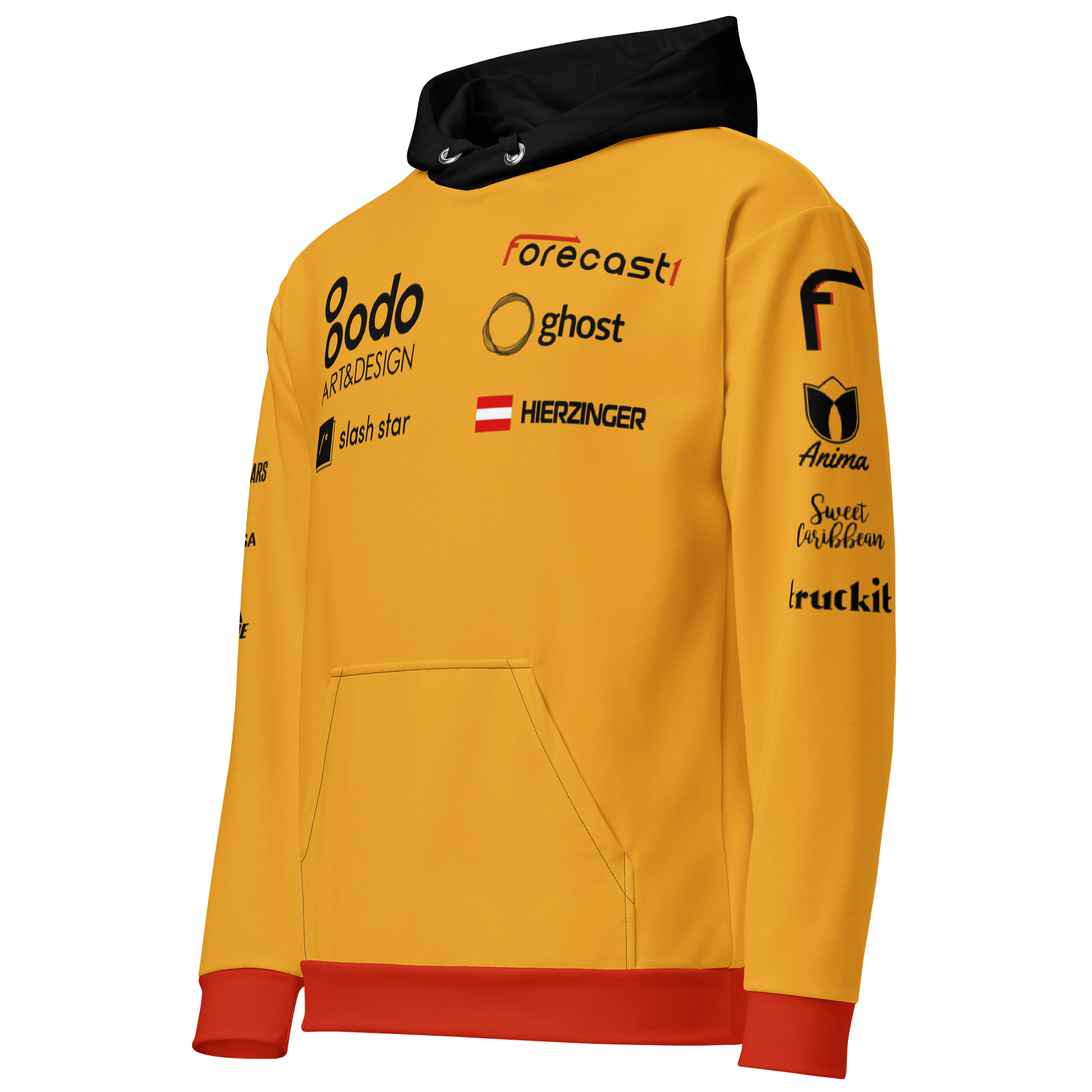 Hierzinger - Yellow Hoodie Personalized product image (2)