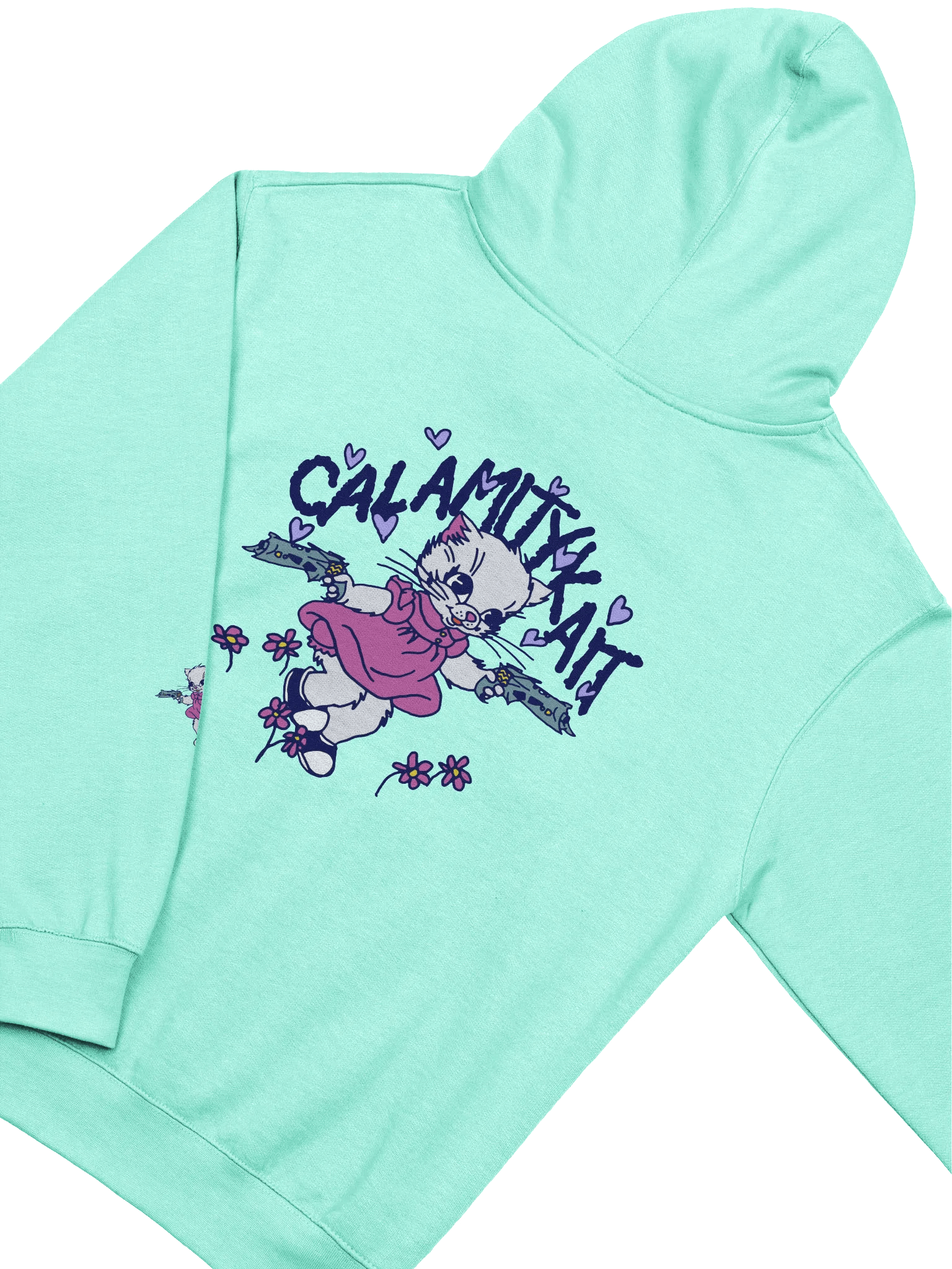 CALAMITYKAT BACK LOGO + ACCENT HOODIE product image (24)
