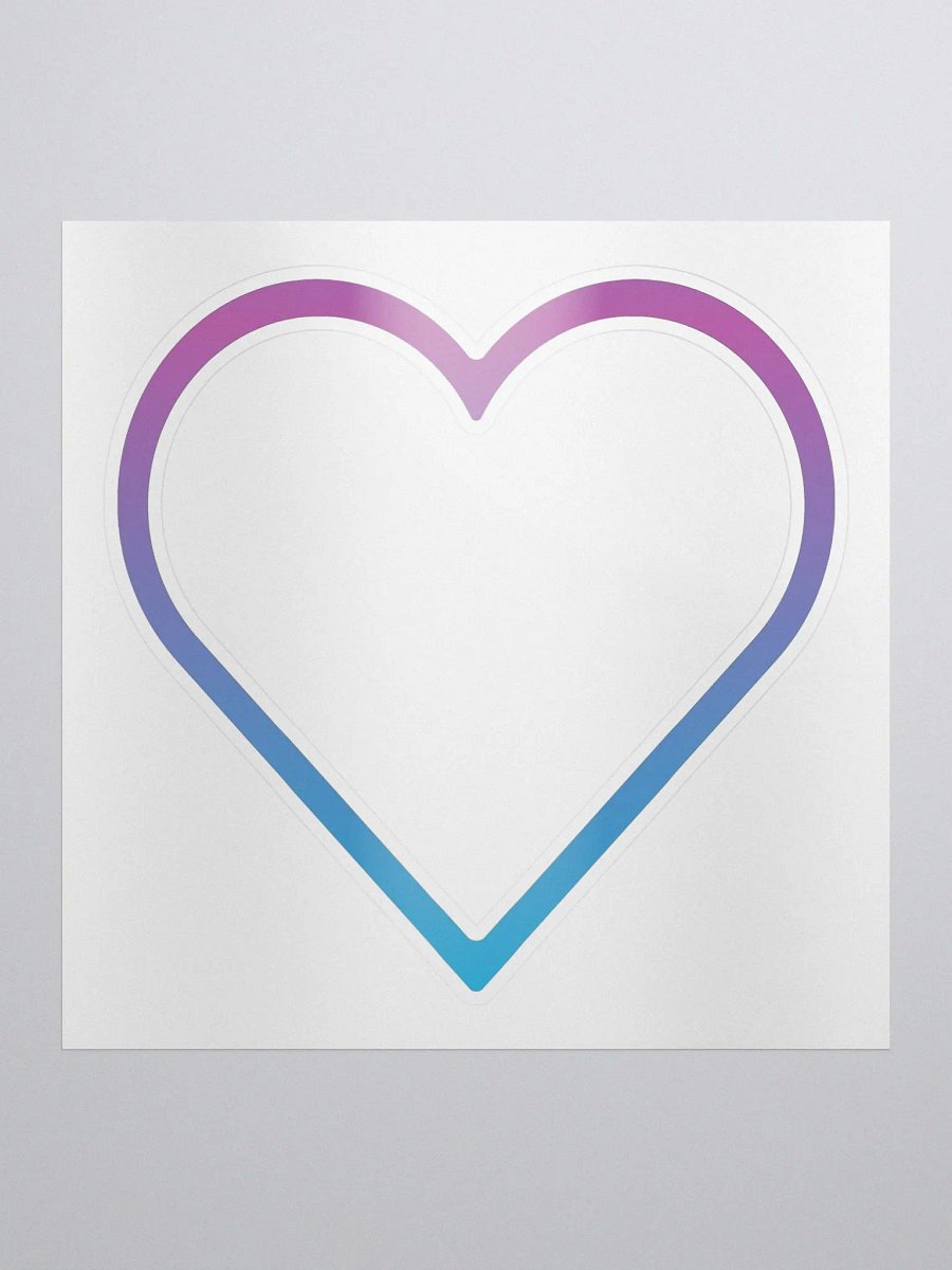 Outline Heart Sticker product image (1)