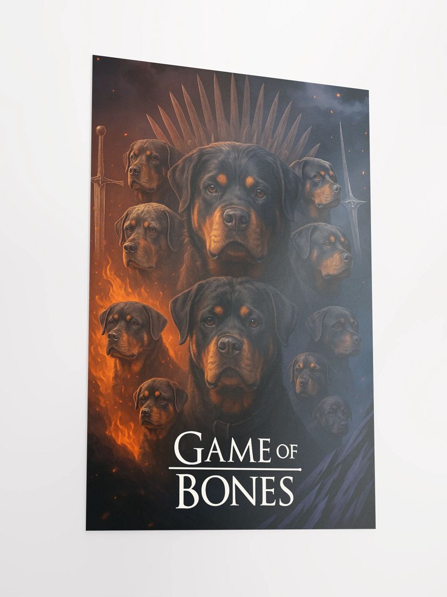 Rottweiler - Game of Bones Poster product image (4)