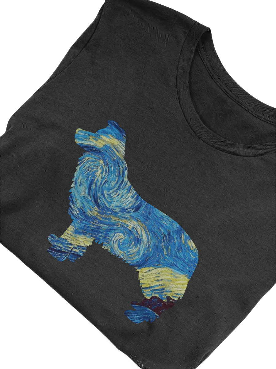 Australian Shepherd Border Collie Starry Night Silhouette T-Shirt product image (26)