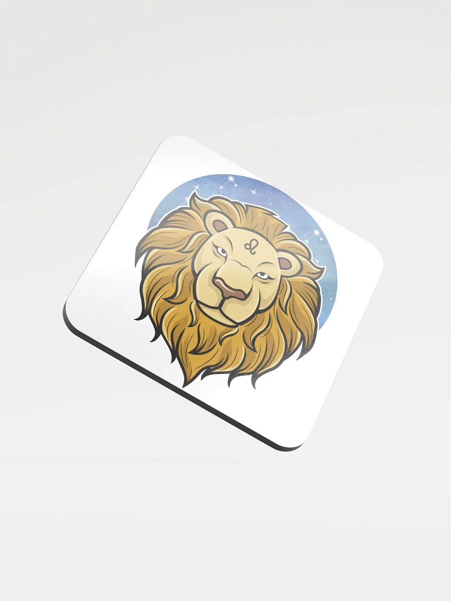 Zodiac Leo Glossed Coaster product image (1)