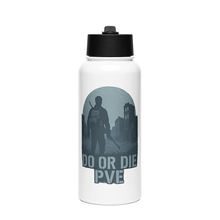 Apocalyptic Survival Stainless Steel Water Bottle product image (1)