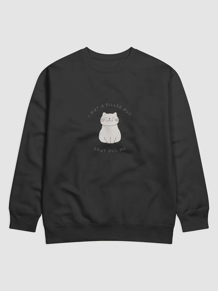Killer Cat Minimalist Sweatshirt product image (1)