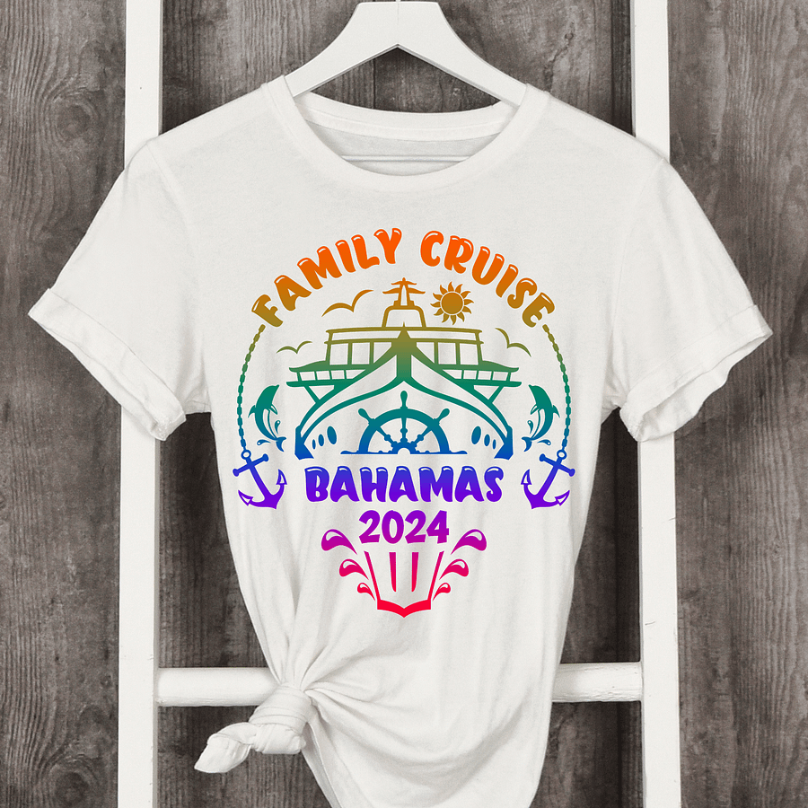 CAMISETA PARA VIAJE FAMILIAR CRUSERO BAHAMAS product image (14)