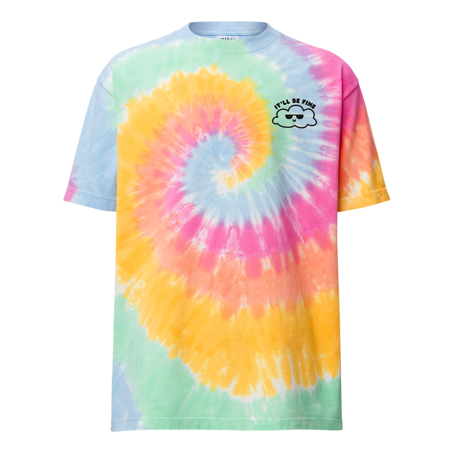 It'll Be Fine Tie Dye Tee (pastel) product image (3)