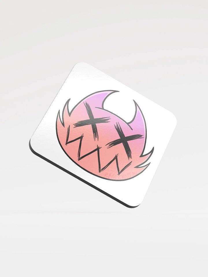 Rage Cat Cork Coaster product image (1)