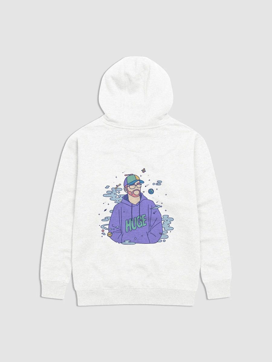 Hoodie blanc "Nuages bleus" product image (2)