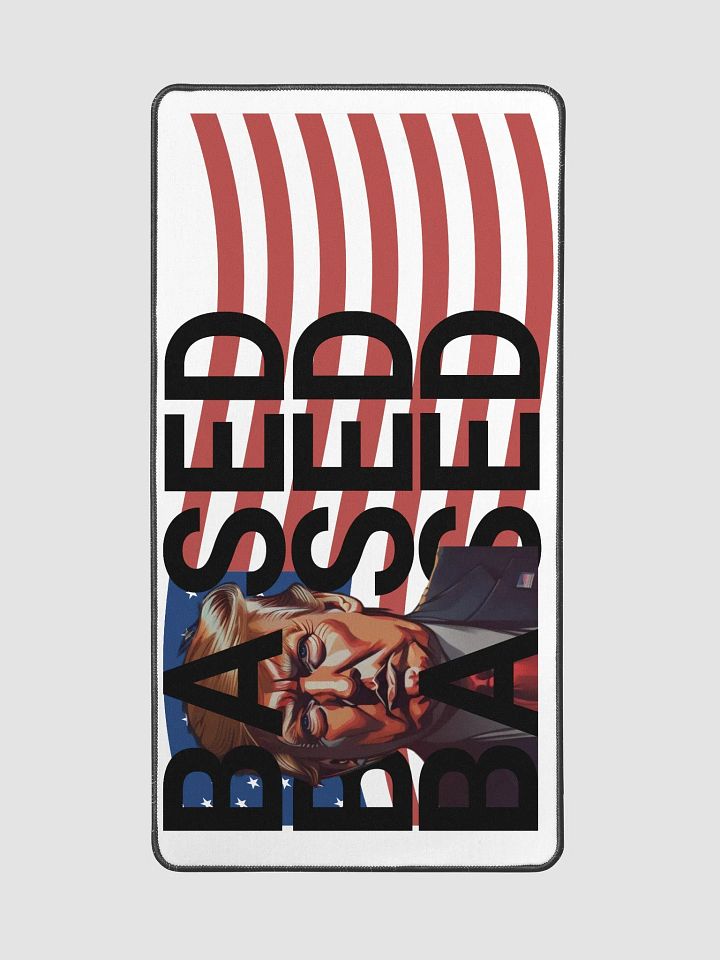BASED American Flag Mugshot ~Desk Mat~ product image (2)