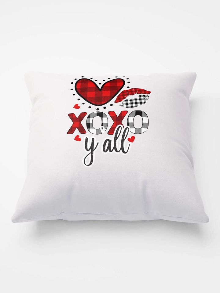 Plaid Love All-Over Pillow product image (2)