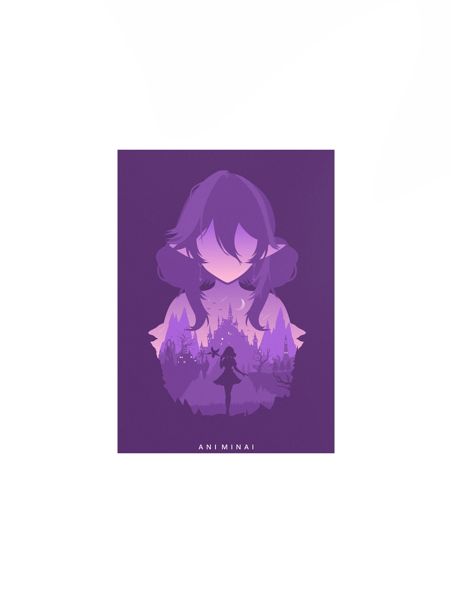 Enchanted Silhouette Landscape Poster product image (2)