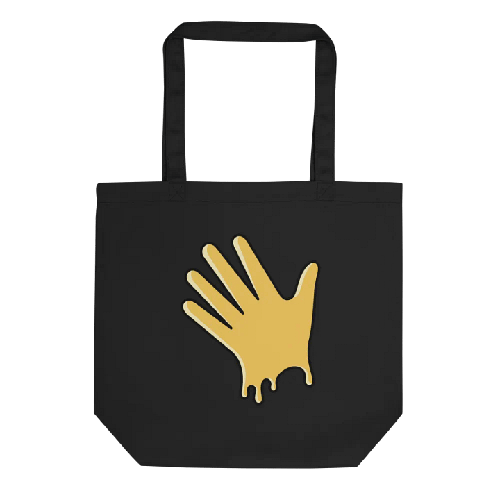 Fluid Yellow Handprint Eco Tote Bag product image (2)