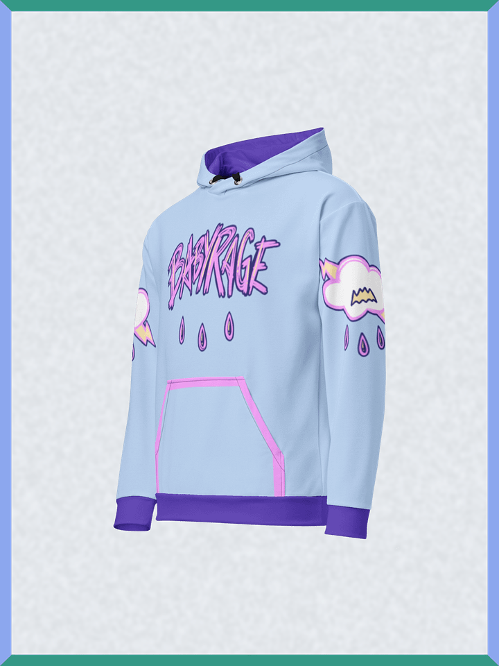 Baby Rage Pink Trim Pocket - Pullover Hoodie product image (2)