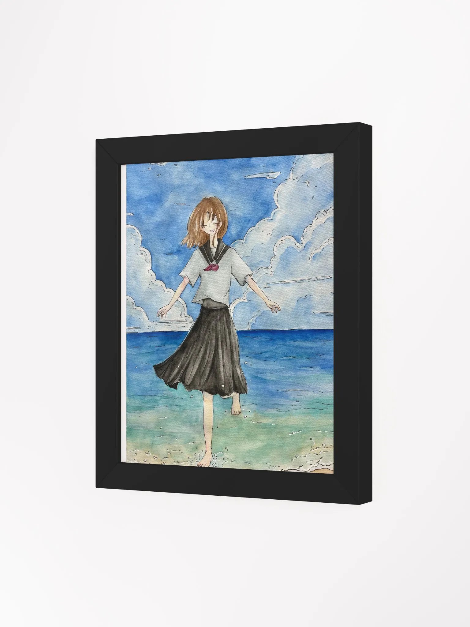 By the ocean Framed Matte Poster product image (3)