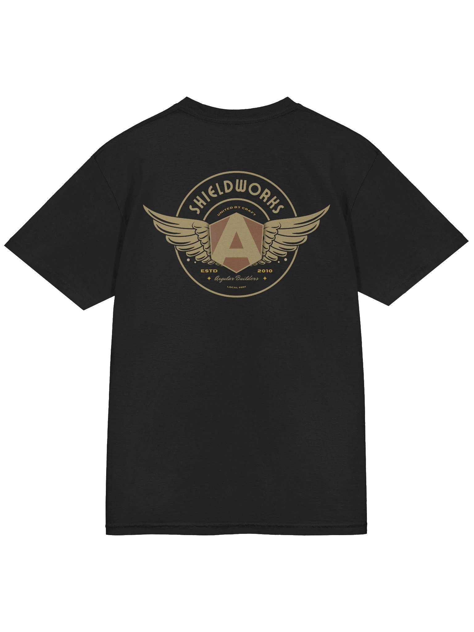 Shieldworks Local #201 “United by Craft” Heavyweight Tee product image (1)